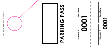 Basic Plus Parking Pass (100 pack)