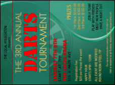 Dart Tournament Invitation