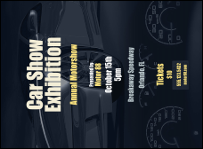 Car Show Speed Dial Invitation