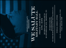 Military Ball - The Salute Invitation