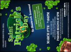 St. Patrick Day Shamrock Season Invitation