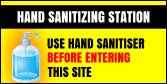 Hand Sanitizing Station Banner