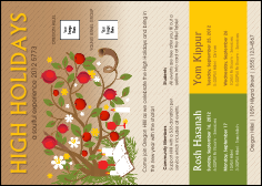 High Holidays Postcard