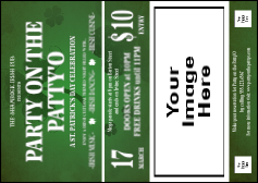 St. Patrick's Day Shamrock Postcard Mailer