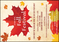 Fall Leaves Postcard