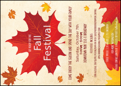 Fall Leaves Postcard Mailer