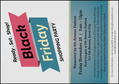 Black Friday Sale Postcard