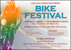 Bike Festival Postcard
