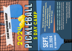 Pickleball Camp Postcard