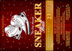 Sneaker Ball  Postcard