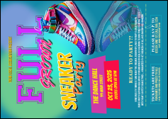 Sneaker Party Postcard