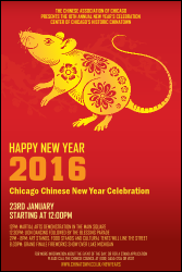 Chinese New Year Rat Poster