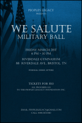 Military Ball Invitations