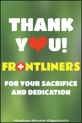 Front liners Appreciation Poster