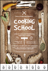 Cooking School Logo Poster