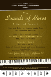Sounds of Notes Image Poster