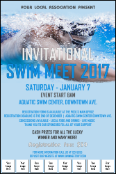 Swim Meet Image Poster