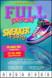 Sneaker Party Image Poster
