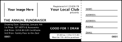 Rotary Club 2 Black and White Raffle Ticket