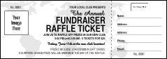 Rotary World Landscape Black and White Raffle Ticket