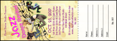 Jazz Dance Raffle Ticket