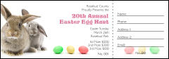 Easter Bunny Raffle Ticket