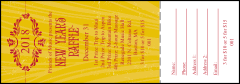 Year Gold Semi-Formal Raffle Ticket