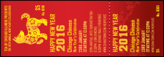 Chinese New Year Dog Event Ticket