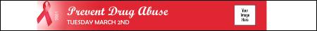Red Ribbon Premium Synthetic Wristband