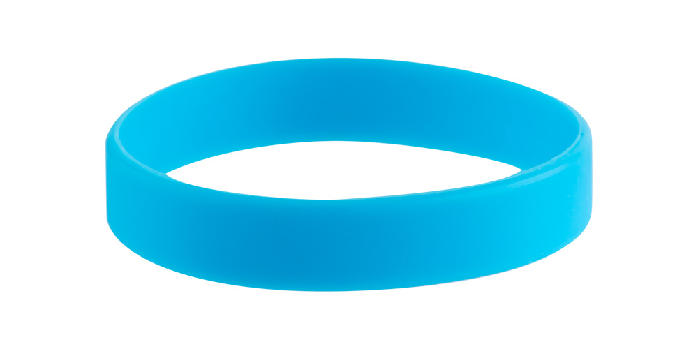 Blue Silicone Wristband (Glow-In-The-Dark)