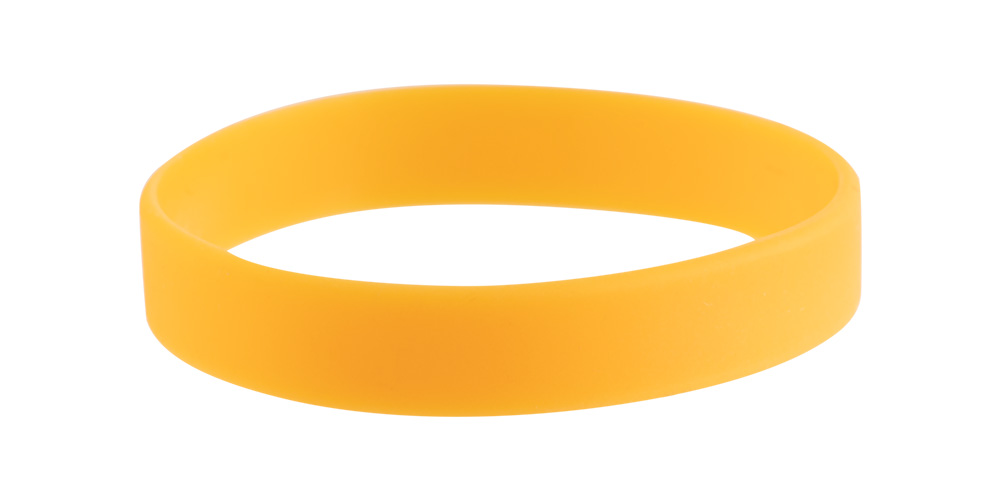 Orange Silicone Wristband (Glow-In-The-Dark)