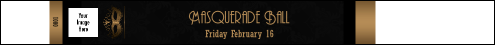 Masquerade Ball 3 Premium Synthetic Wristband