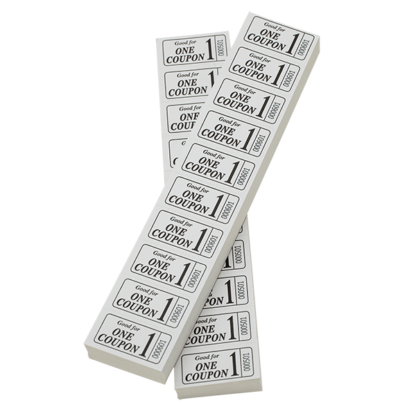 2" Sheet Tickets White (pack of 100)