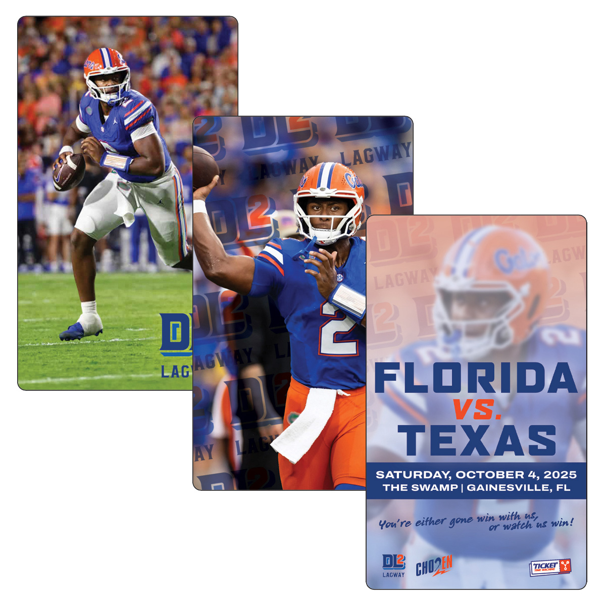 DJ Lagway Commemorative Ticket (Texas)