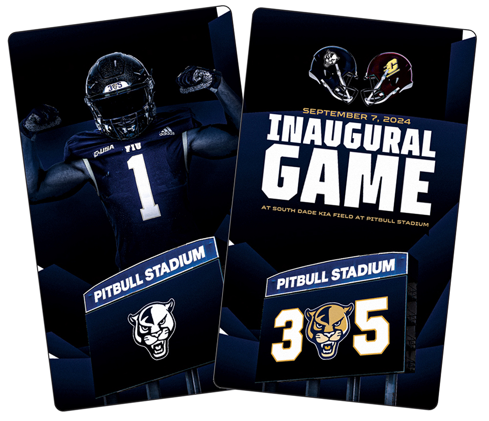 FIU Inaugural Game at Pitbull Stadium Commemorative Ticket
