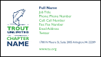 TU Chapter Business Card