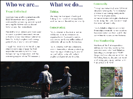 TU Service Partnership Informational Trifold