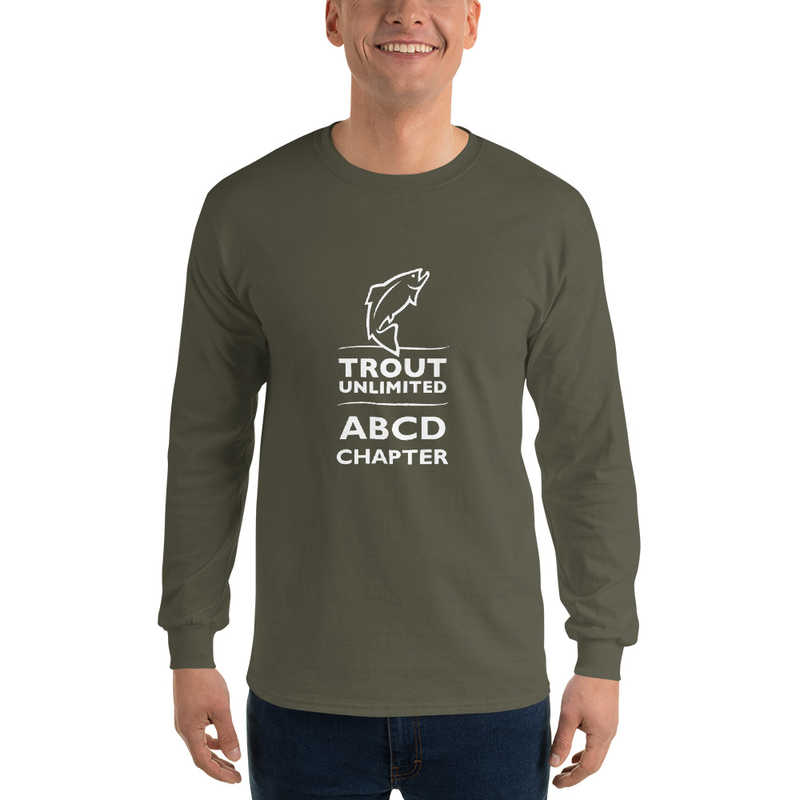 TU Chapter Men's Long Sleeve Shirt (white logo)