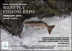 TU Steelhead Trout Postcard Mailer