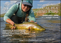 TU Woman Releasing Trout Postcard