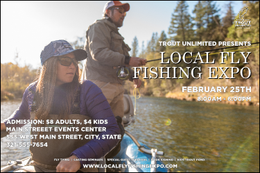 TU Drift Board Fishing Poster