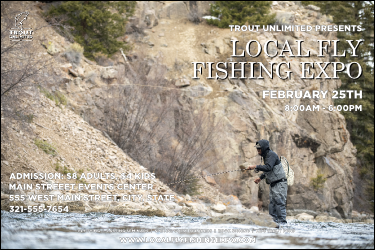 TU Fishing Steep River Poster