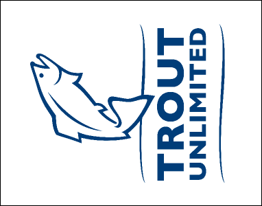 Trout Unlimited Blue Logo Sticker (Small)