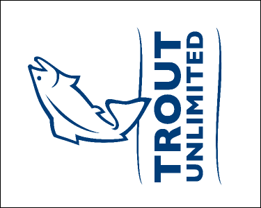 Trout Unlimited Blue Logo Sticker (Large)