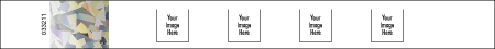 4 Logo Hologram Wristband