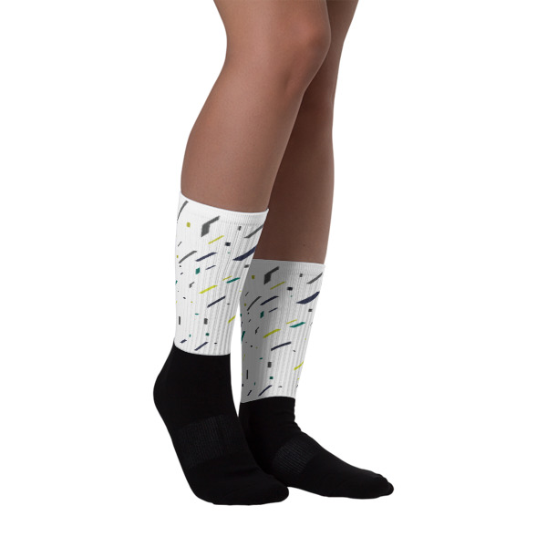 YAAS Black Foot Sublimated Socks