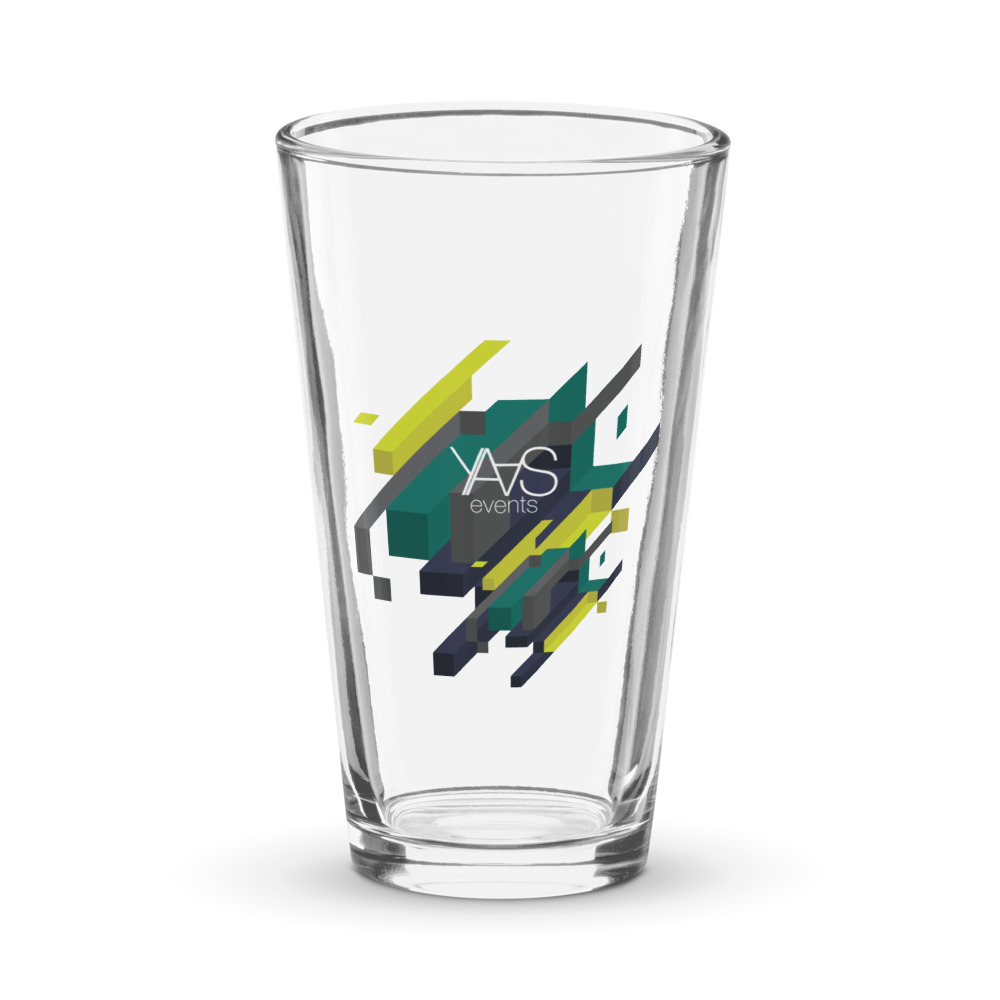 YAAS Shaker pint glass
