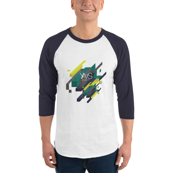 YAAS Unisex 3/4 Sleeve Raglan Shirt | Tultex 245