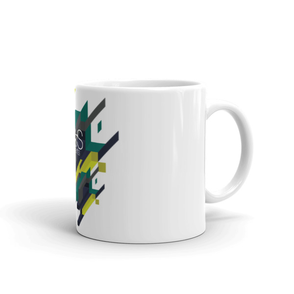 YAAS White Glossy Mug