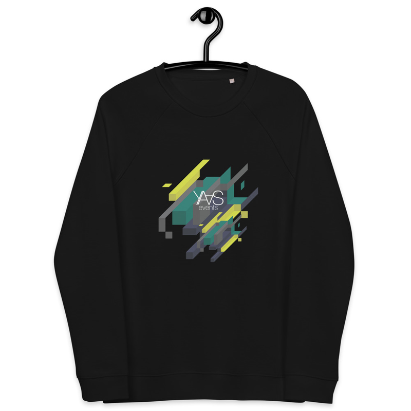 YAAS Unisex Organic Raglan Sweatshirt